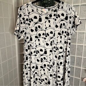 LuLaRoe Carly Graphic Dress - Nightmare before Christmas Jack